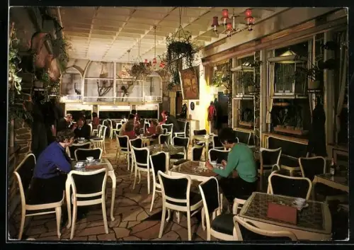 AK Alt-Frankfurt, Konditorei-Café Wipra, Strasse Neue Kräme 27