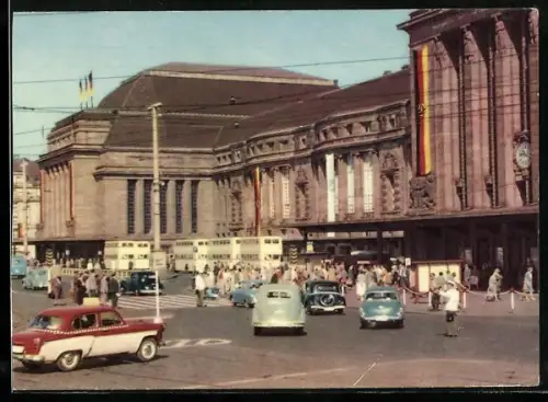 AK Leipzig, Autos am Hauptbahnhof