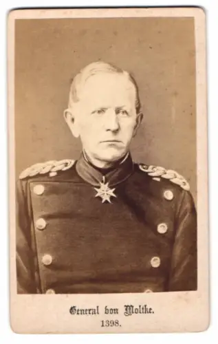Fotografie General von Moltke mit Pour le Merite