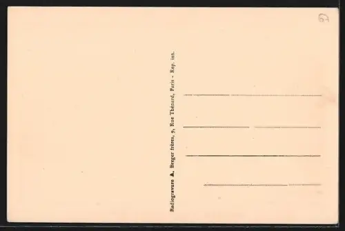 AK Strassburg, Partie am Grand Hotel de la Ville de Paris