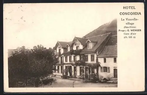 AK La Vancelle-village /Bas-Rhin, Hotel Concordia G. Wenger