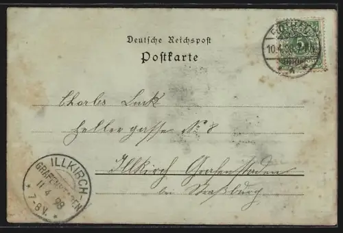 Mondschein-AK Rothau /Breuschthal, Totalansicht mit Fabrik und Kirche aus der Vogelschau