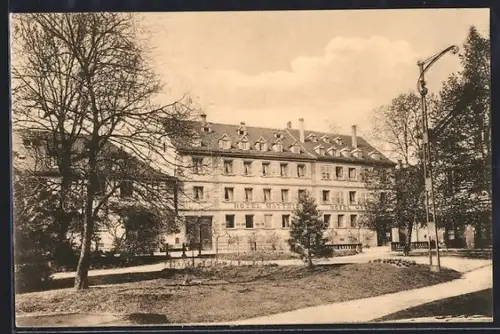 AK Niederbronn, Hotel Matthis mit Anlage