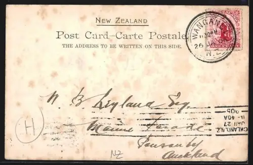 AK Moutoa, Moutoa Rapid at Wanganui River, rowboat close to the shore