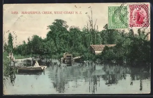 AK Mahinapua /West Coast, View of the Mahinapua Creek