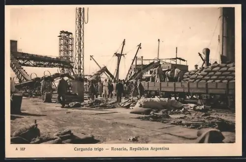 AK Rosario, Cargando trigo