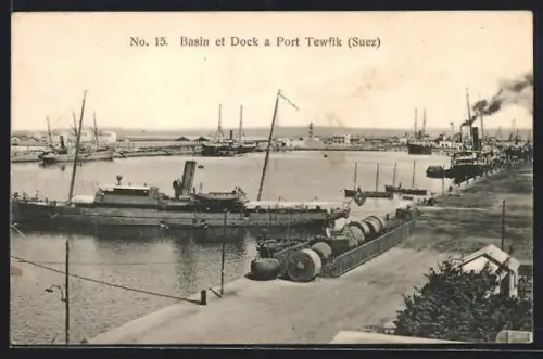 AK Port Tewfik /Suez, Basin et Dock a Port Tewfik