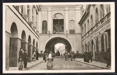 AK Wilna, Die Heiligen-Strasse