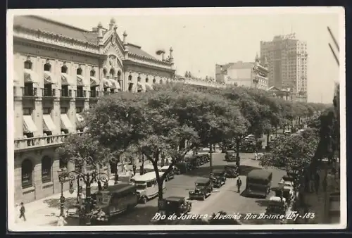 Foto-AK Rio de Janeiro, Avenida Rio Branco