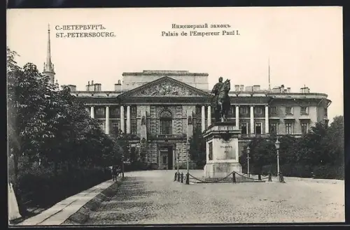 AK St.-Pétersbourg, Palais de l`Empereur Paul I.