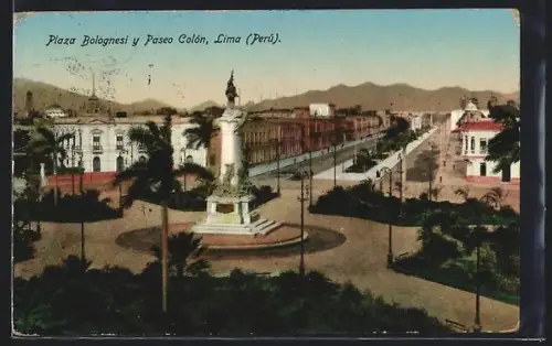 AK Lima, Plaza Bolognesi y Paseo Colón