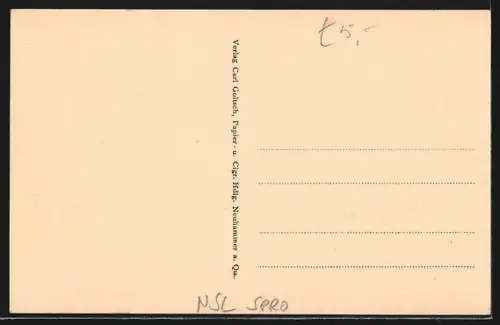 AK Neuhammer a. Qu., Truppenübungsplatz mit Turm und Baracken