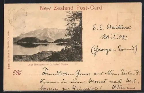 AK Lake Manapouri, Cathedral Peaks