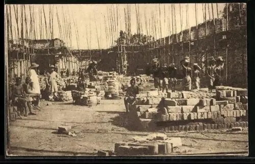 AK Kabgayi, L`eglise en construction, Missionaires d`Afrique, Pères Blancs