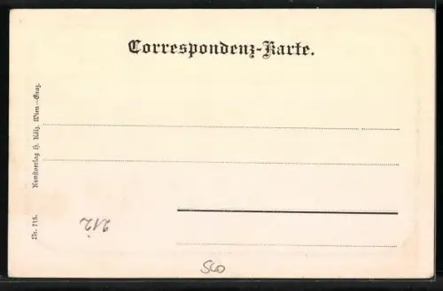 AK Römerbad, Gebäude mit Park und Springbrunnen