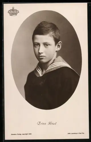 AK Portrait Prinz Knud von Dänemark