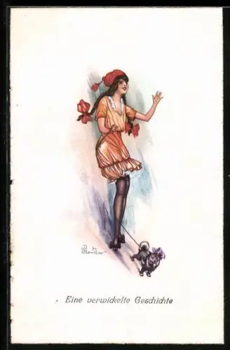 Künstler-AK Plantikow: Eine verwickelte Geschichte