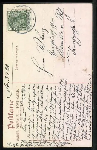 AK Junge Frau in Hessischer Tracht