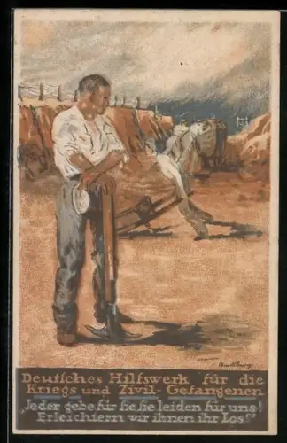 AK Deutsches Hilfwerk für die Kriegs- & Zivilgefangenen