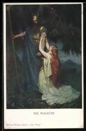 AK Richard Wagner, Die Walküre