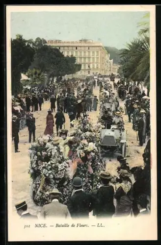 AK Nice, Bataille de Fleurs