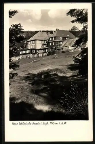 AK Neue Schlesische Baude, Berghütte im Riesengebirge