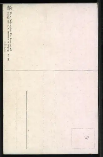 Künstler-AK Junger Mönch schaut aus dem Fenster