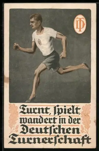 AK Turnt, spielt, wandert in der Deutschen Turnerschaft, Turner im Sprint