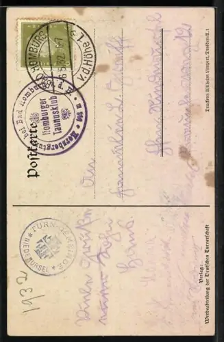 AK Turnt, spielt, wandert in der Deutschen Turnerschaft, Turner im Sprint