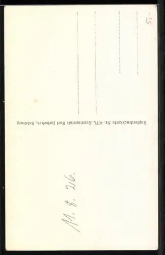 AK Salzburg, Gasthaus Stiftskeller St. Peter, Innenansicht