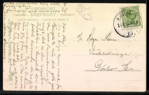 AK Kobenhavn, Parti af Havnen set fra Langebro