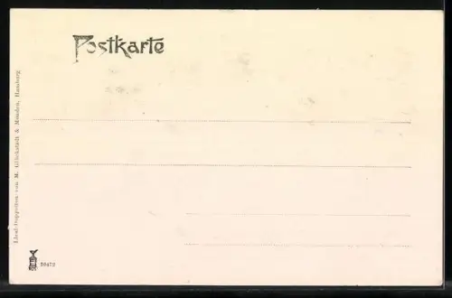 AK Hadersleben, Strassenpartie mit Kirche