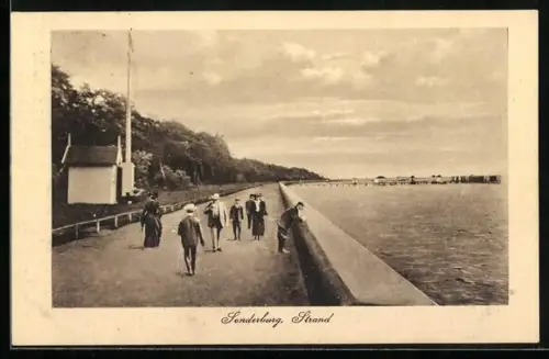 AK Sonderburg, Strand