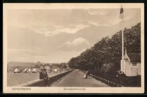AK Sonderburg, Strandpromenade