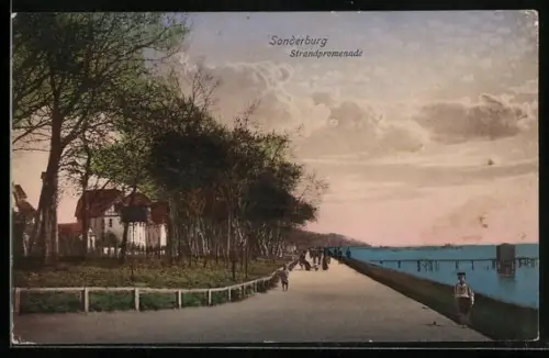 AK Sonderburg, Strandpromenade
