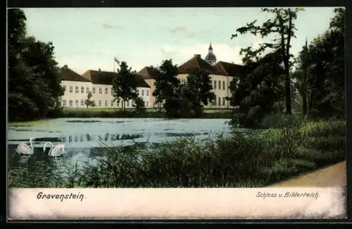AK Gravenstein, Schloss und Bilderteich