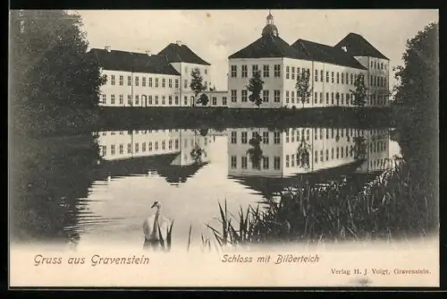 AK Gravenstein, Schloss mit Bliderteich