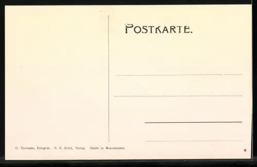 AK Gravenstein, Teilansicht von der Sonderburger Chaussee