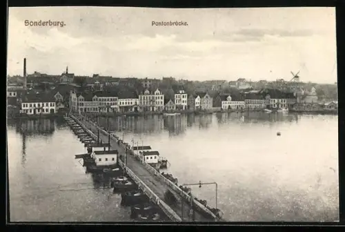 AK Sonderburg, Pontonbrücke