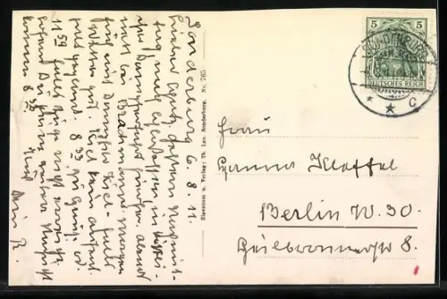 AK Sonderburg, Pontonbrücke