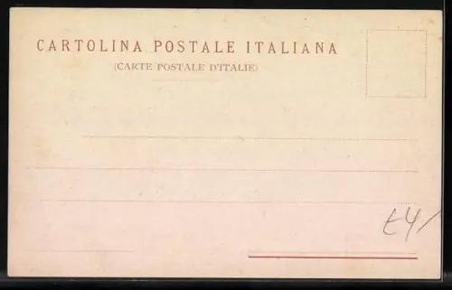 AK Tipi Popolari, italienischer Händler mit Maultier