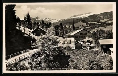 AK Kleinwalsertal, Grenzwirtshaus Walserschanze