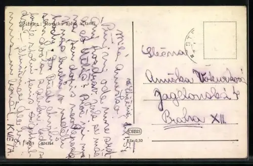 AK Straznice, Slovacko zpiva a tanci, Einwohner in Trachten tanzen