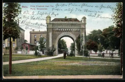 AK Metz, Prinz Friedrich Karl Tor