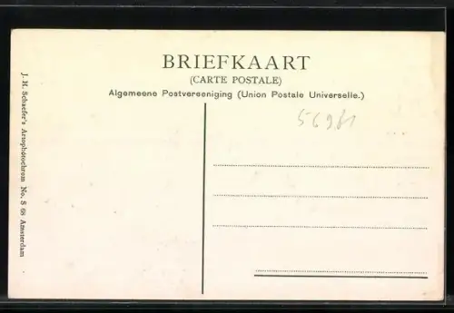 AK Rotterdam, Molens a. d. Boezem, Windmühlenreihe