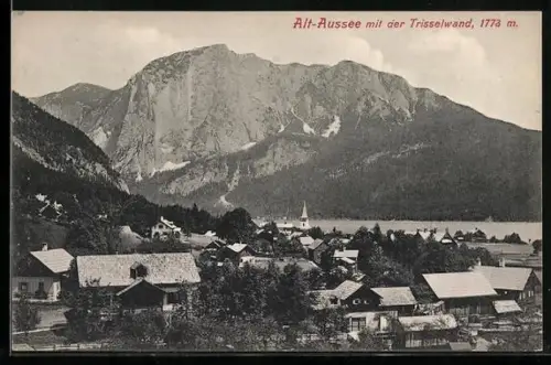 AK Alt-Aussee, Teilansicht mit der Trisselwand