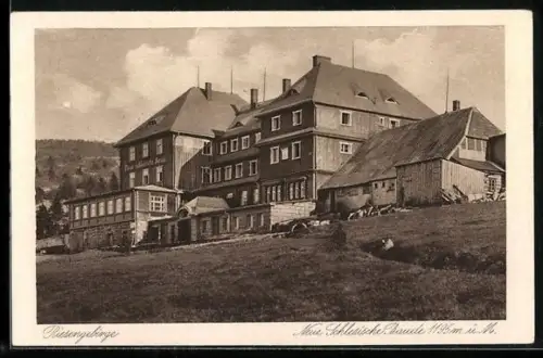 AK Neue Schlesische Baude, Gesamtansicht