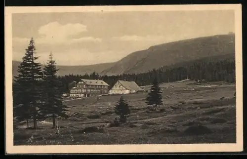 AK Schlingelbaude im Riesengebirge