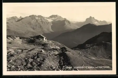 AK Ulmerhütte, Gesamtansicht mit Patteriol