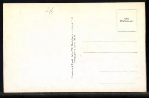 AK Korneuburg, Ortsansicht vom Flugzeug aus